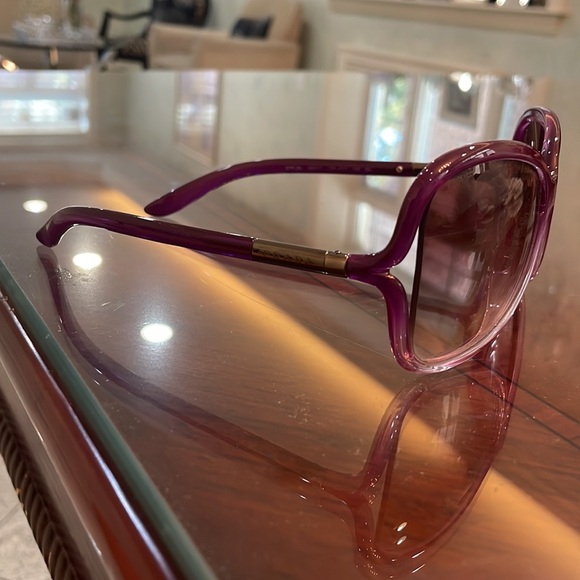 Prada-vintage purple sunglasses - Picture 2 of 4